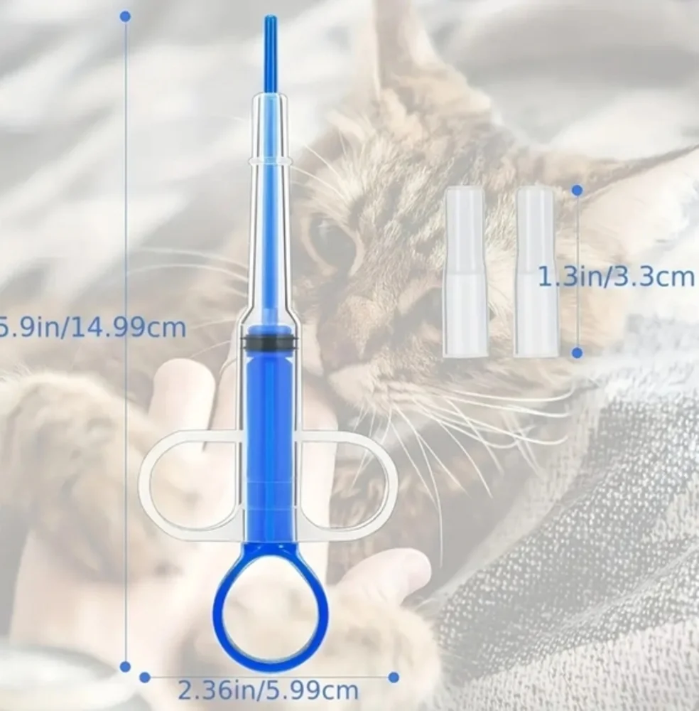 Animal Feeding Kit/Pill‎ Shooter For Animal's Medication Blue NWT